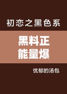 黑料正能量爆料：那些不为人知的背后故事与积极影响