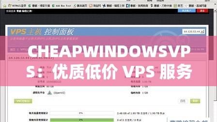 CHEAPWINDOWSVPS：优质低价 VPS 服务器之选