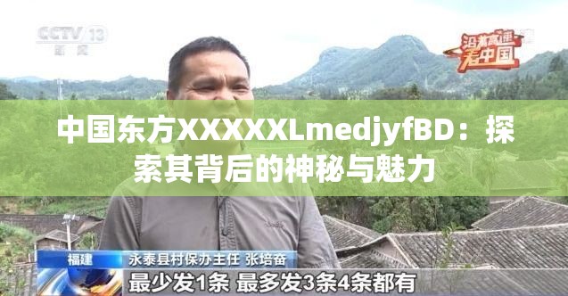 中国东方XXXXXLmedjyfBD：探索其背后的神秘与魅力