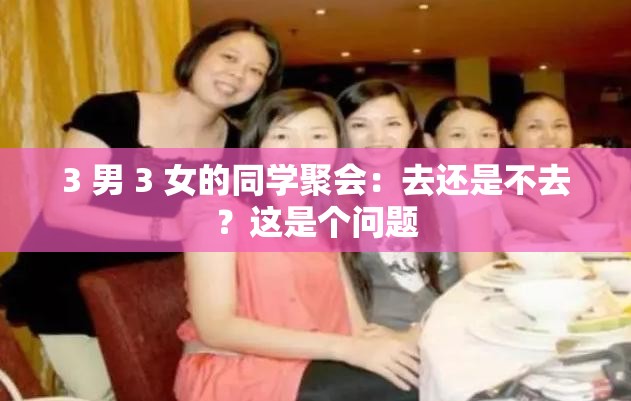 3 男 3 女的同学聚会：去还是不去？这是个问题