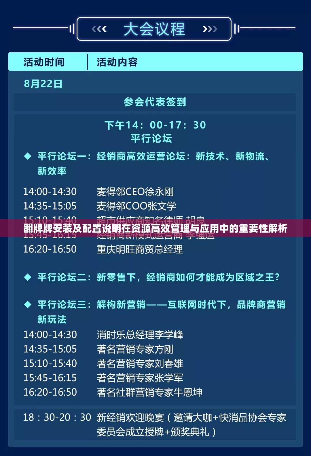 翻牌牌安装及配置说明在资源高效管理与应用中的重要性解析