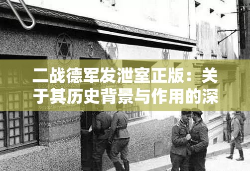 二战德军发泄室正版：关于其历史背景与作用的深入探究