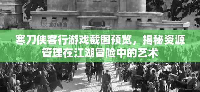 寒刀侠客行游戏截图预览，揭秘资源管理在江湖冒险中的艺术