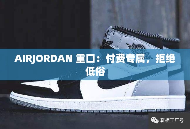 AIRJORDAN 重口：付费专属，拒绝低俗