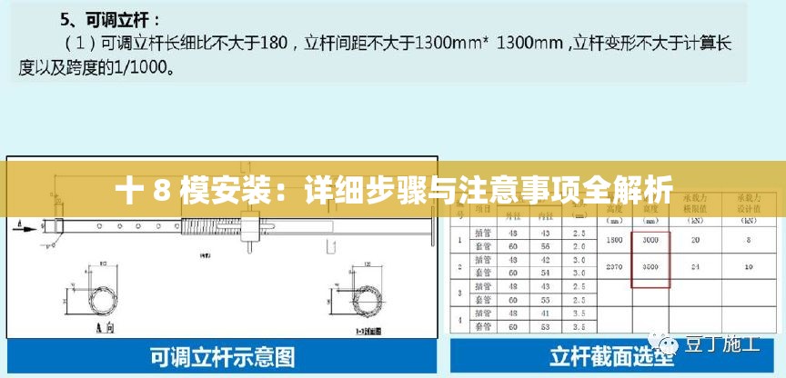 十 8 模安装：详细步骤与注意事项全解析