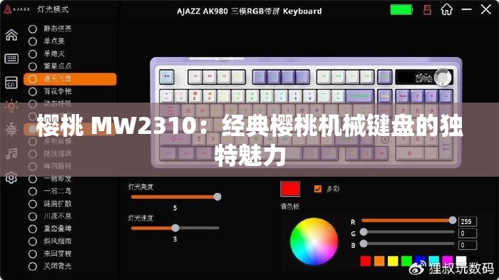 樱桃 MW2310：经典樱桃机械键盘的独特魅力