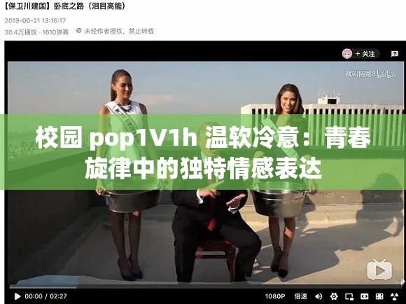 校园 pop1∨1h 温软冷意：青春旋律中的独特情感表达