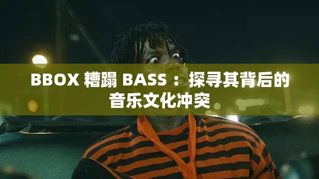 BBOX 糟蹋 BASS ：探寻其背后的音乐文化冲突