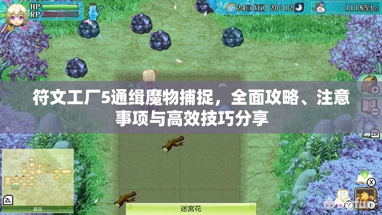 符文工厂5通缉魔物捕捉，全面攻略、注意事项与高效技巧分享