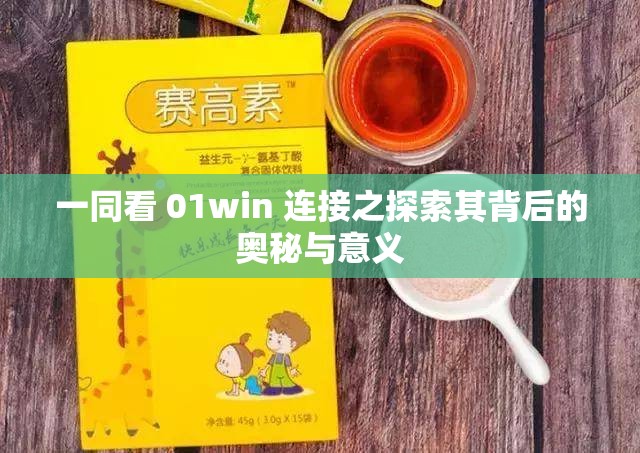 一同看 01win 连接之探索其背后的奥秘与意义