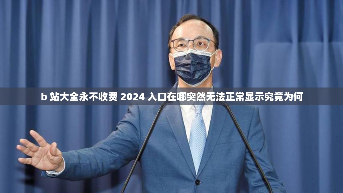 b 站大全永不收费 2024 入口在哪突然无法正常显示究竟为何