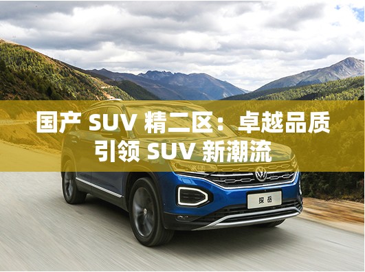 国产 SUV 精二区：卓越品质引领 SUV 新潮流