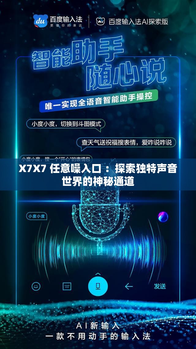 X7X7 任意噪入口 ：探索独特声音世界的神秘通道