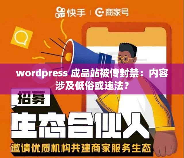 wordpress 成品站被传封禁：内容涉及低俗或违法？