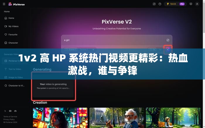 1v2 高 HP 系统热门视频更精彩：热血激战，谁与争锋