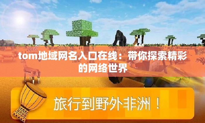 tom地域网名入口在线：带你探索精彩的网络世界