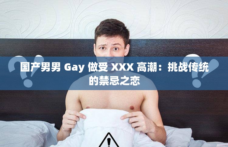 国产男男 Gay 做受 XXX 高潮：挑战传统的禁忌之恋