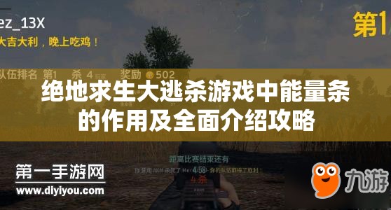 绝地求生大逃杀游戏中能量条的作用及全面介绍攻略