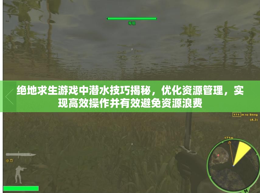 绝地求生游戏中潜水技巧揭秘，优化资源管理，实现高效操作并有效避免资源浪费