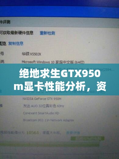 绝地求生GTX950m显卡性能分析，资源管理、高效设置策略以实现游戏价值最大化