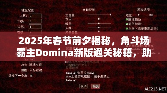 2025年春节前夕揭秘，角斗场霸主Domina新版通关秘籍，助你打造无敌角斗士军团