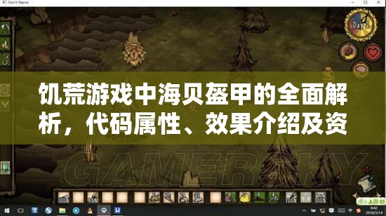 饥荒游戏中海贝盔甲的全面解析，代码属性、效果介绍及资源管理优化策略