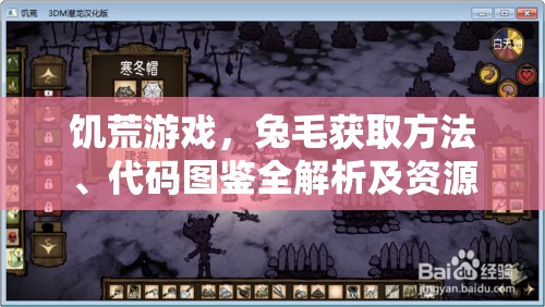 饥荒游戏，兔毛获取方法、代码图鉴全解析及资源管理高效利用避浪费策略