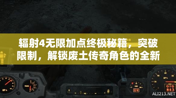 辐射4无限加点终极秘籍，突破限制，解锁废土传奇角色的全新能力境界