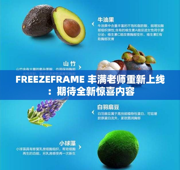 FREEZEFRAME 丰满老师重新上线：期待全新惊喜内容