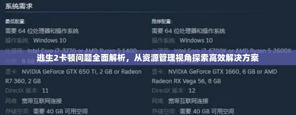 逃生2卡顿问题全面解析，从资源管理视角探索高效解决方案