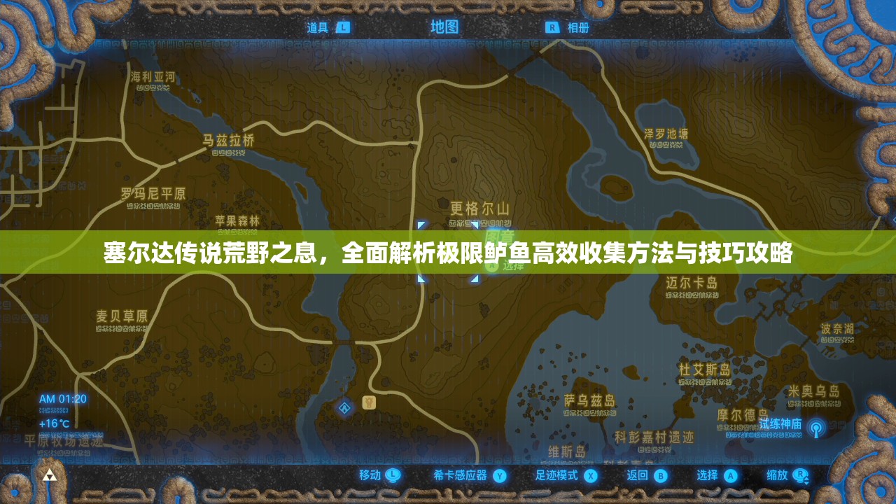 塞尔达传说荒野之息，全面解析极限鲈鱼高效收集方法与技巧攻略