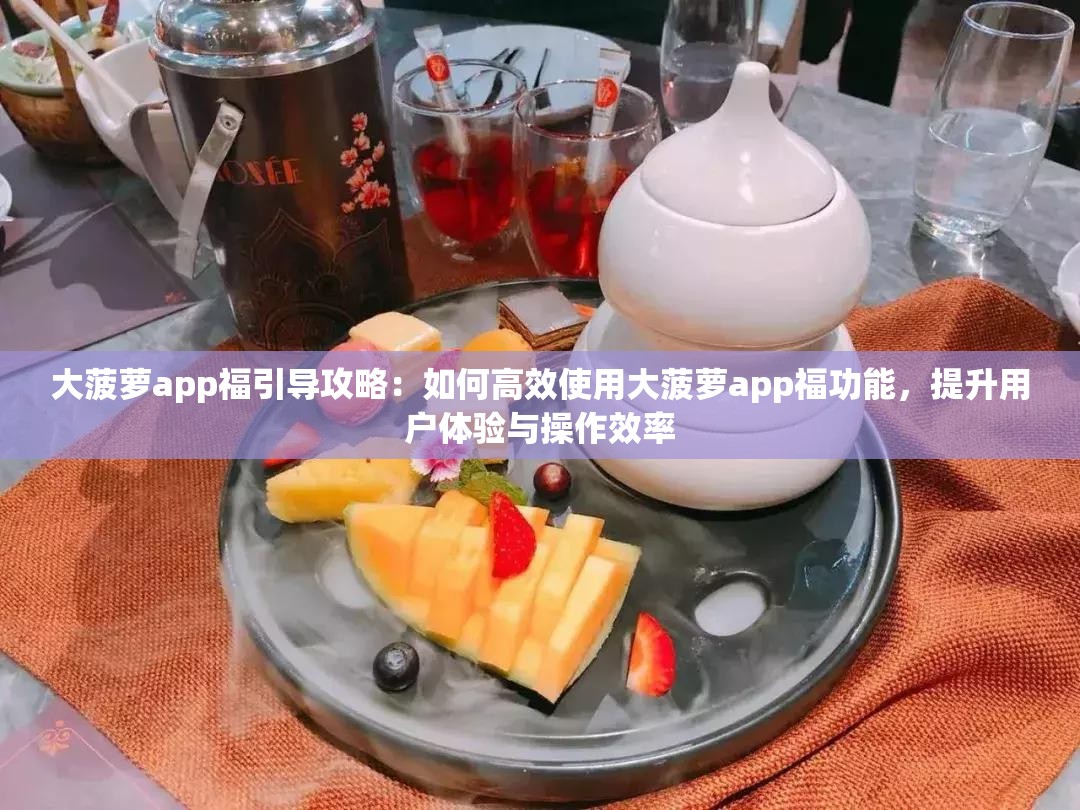 大菠萝app福引导攻略：如何高效使用大菠萝app福功能，提升用户体验与操作效率