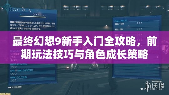 最终幻想9新手入门全攻略，前期玩法技巧与角色成长策略