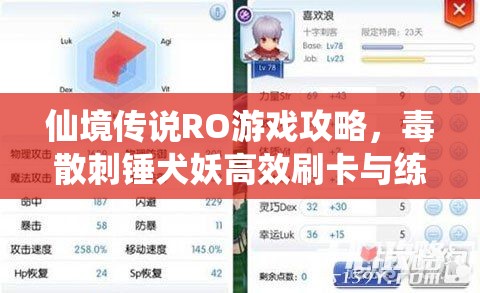 仙境传说RO游戏攻略，毒散刺锤犬妖高效刷卡与练级全方位指南