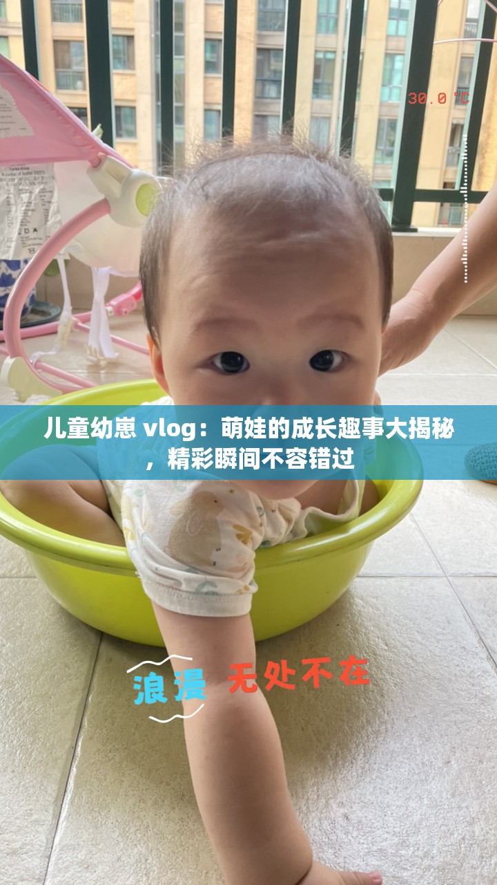 儿童幼崽 vlog：萌娃的成长趣事大揭秘，精彩瞬间不容错过