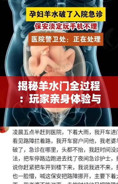 揭秘羊水门全过程：玩家亲身体验与详细步骤解析，带你了解这一神秘现象