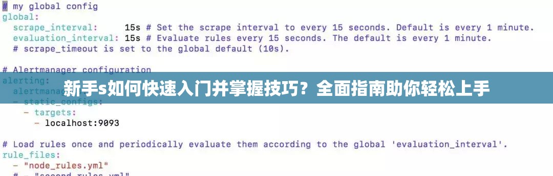 新手s如何快速入门并掌握技巧？全面指南助你轻松上手