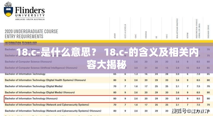 18.c-是什么意思？ 18.c-的含义及相关内容大揭秘