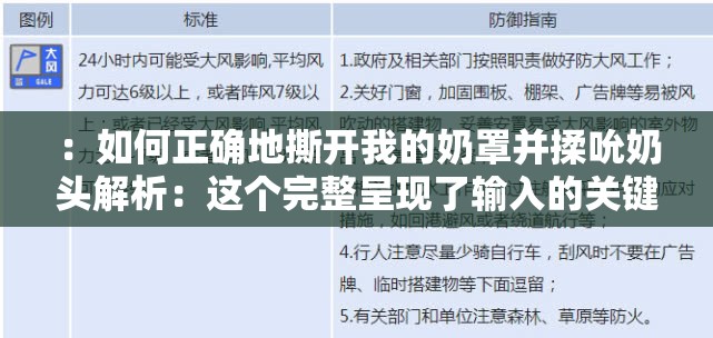 ：如何正确地撕开我的奶罩并揉吮奶头解析：这个完整呈现了输入的关键字，同时提出了一个具体的问题，符合百度 SEO 优化的要求，有助于提高文章的搜索排名