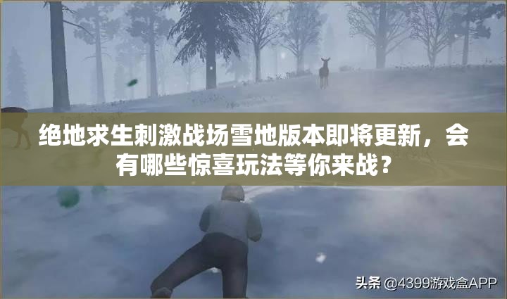 绝地求生刺激战场雪地版本即将更新，会有哪些惊喜玩法等你来战？