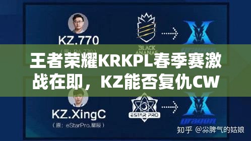 王者荣耀KRKPL春季赛激战在即，KZ能否复仇CW并引领玩法新革命？