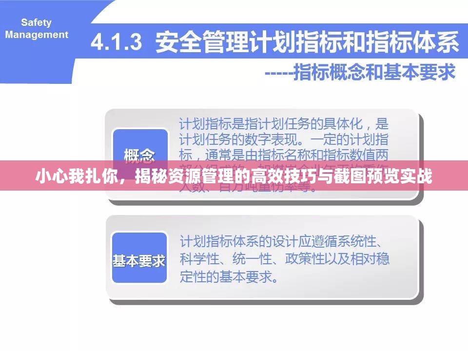 小心我扎你，揭秘资源管理的高效技巧与截图预览实战