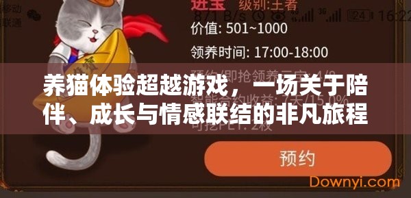 养猫体验超越游戏，一场关于陪伴、成长与情感联结的非凡旅程